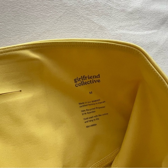 Girlfriend Collective Small Lemon Bike Short - Picture 3 of 4